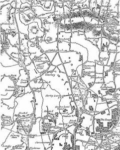 1816 Horley Town Map