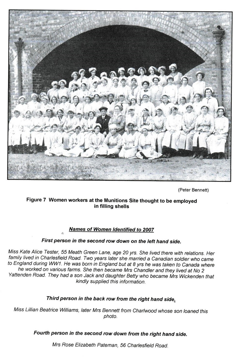 Women workers who fillws shells.